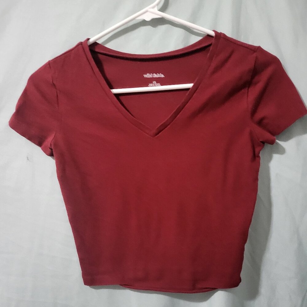 Red Crop Top